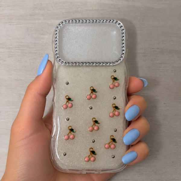 Funda Ondulada con Strass para iPhone 17 Pro