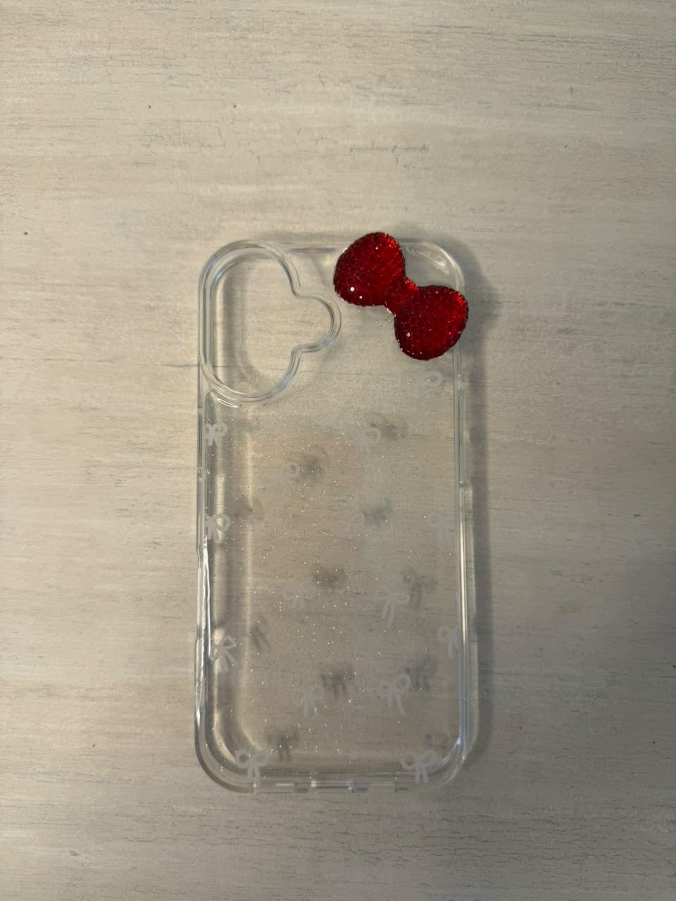 Funda Coquette Moño blanco para iPhone 17