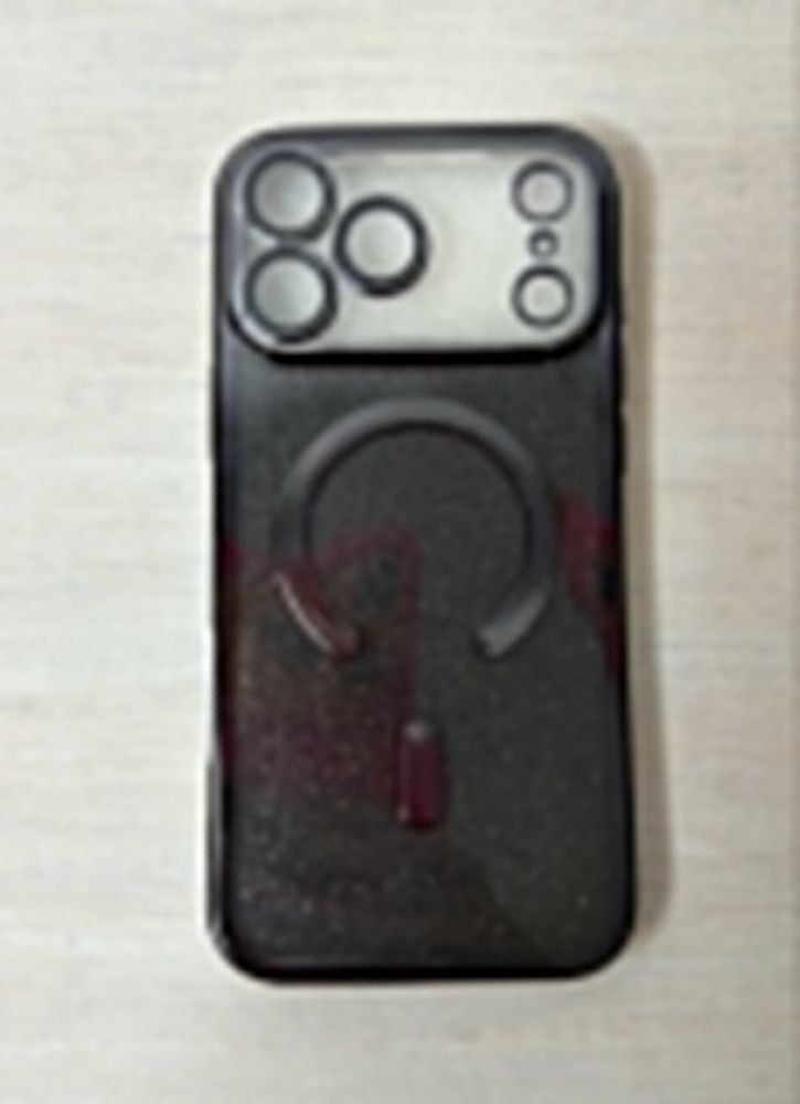 Funda con lámina de brillo con MagSafe Negro para iPhone 17 Pro Max
